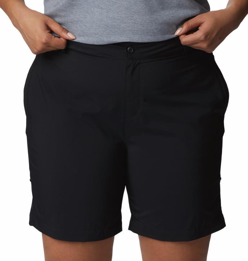Silver Ridge Utility Shorts, 4" Inseam - Plus - Womens - Black 4