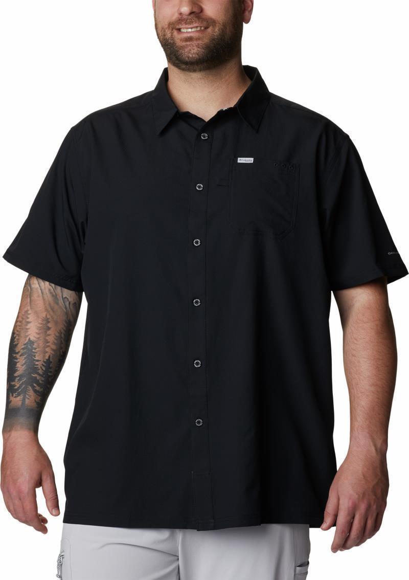 Slack Tide Camp Shirt, Extended - Mens - black 1