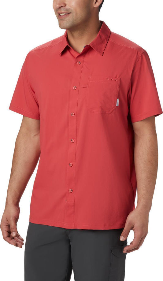Slack Tide Camp Shirt - Mens - Sunset Red 1