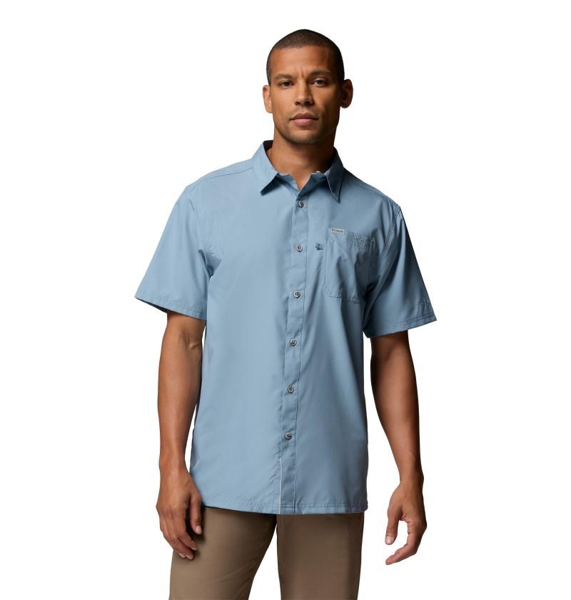 Slack Tide Camp Shirt - Mens - dockside blue 1