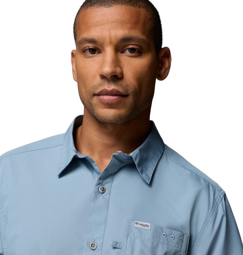 Slack Tide Camp Shirt - Mens - dockside blue 1