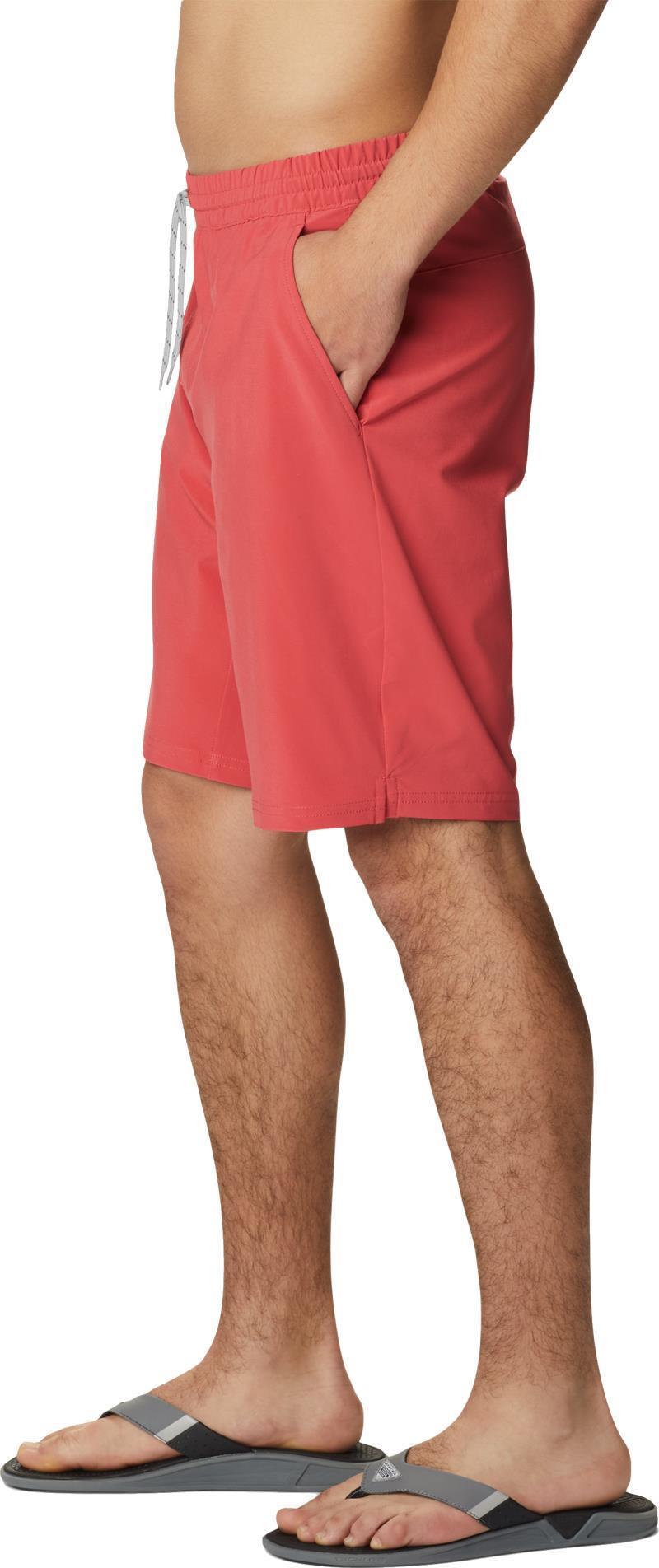 Slack Tide Hybrid Water Shorts, 9" Inseam - Mens - Sunset Red 2
