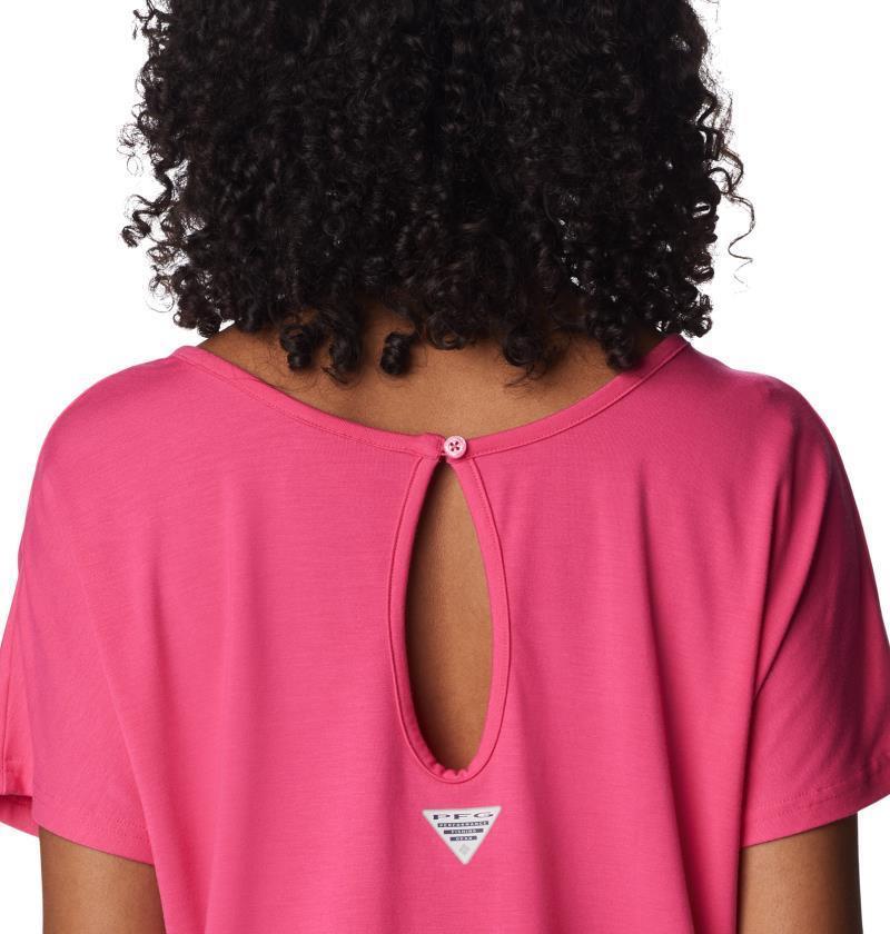 Slack Water Knit Romper, 4" Inseam - Womens - Ultra Pink 5