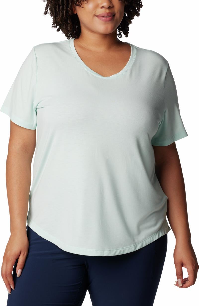 Slack Water Knit Tee II, Extended - Womens - Icy Morn 1