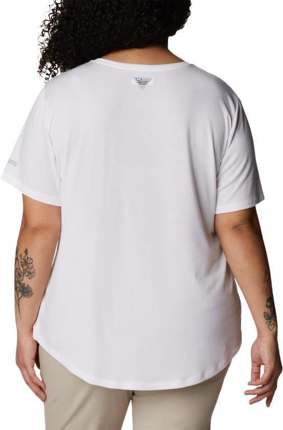 Slack Water Knit Tee II, Extended - Womens - White 3