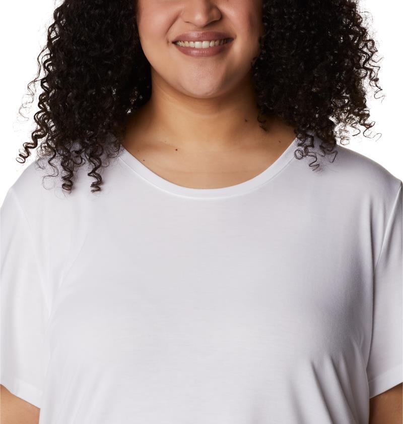 Slack Water Knit Tee II, Extended - Womens - White 4