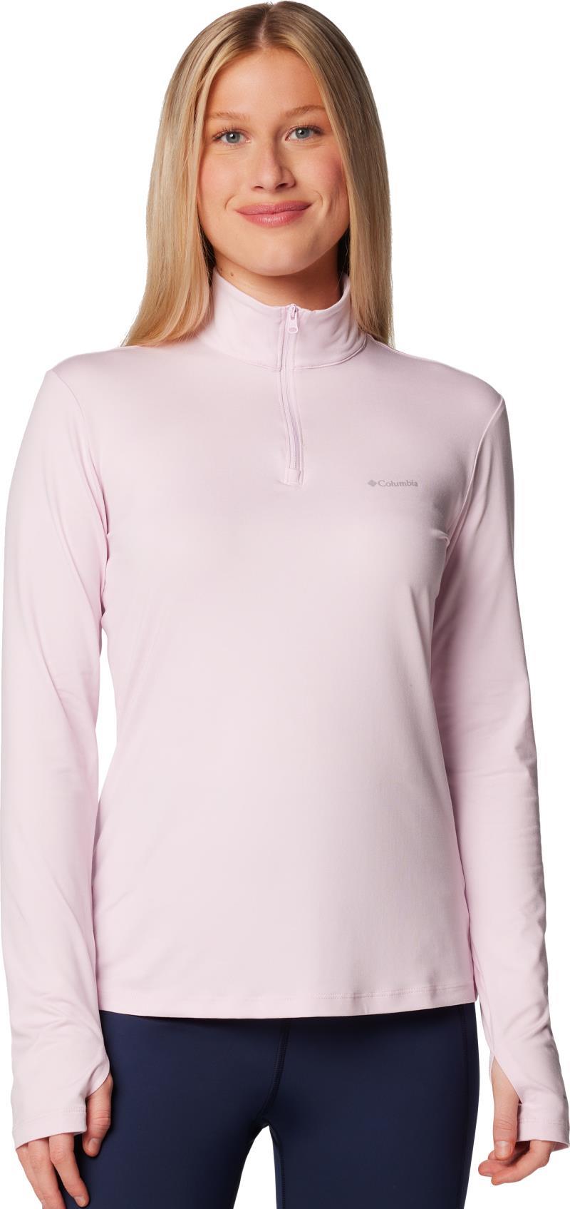 Sloan Ridge 1/4 Zip - Womens - Pink Dawn Heather 1