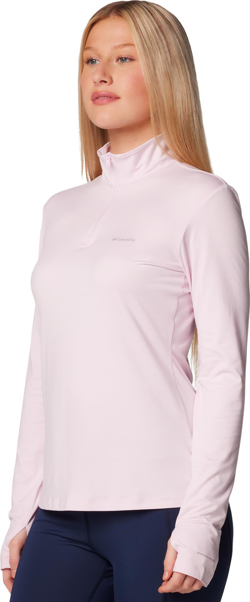 Sloan Ridge 1/4 Zip - Womens - Pink Dawn Heather 2