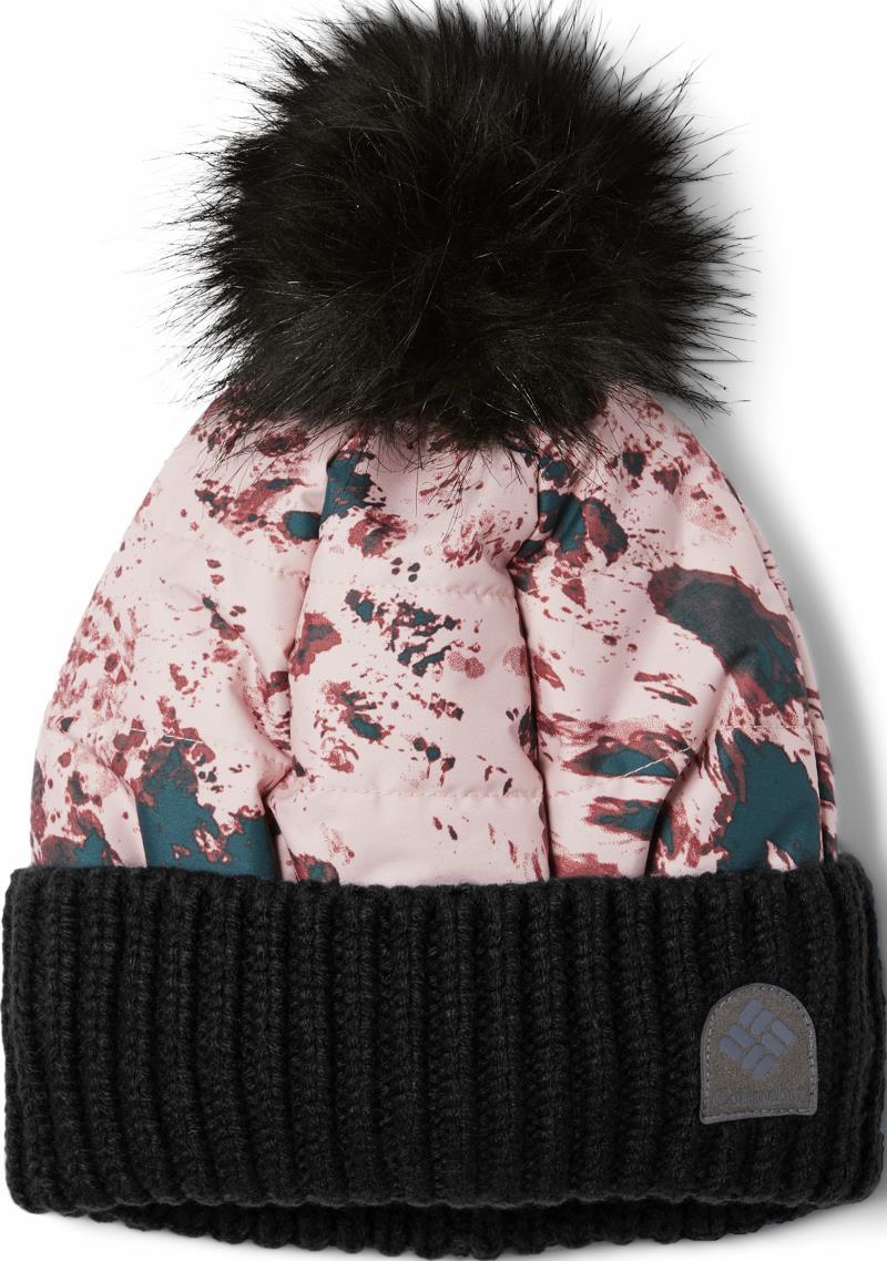 Snow Diva Beanie - Womens - Dusty Pink Flurries / Night Wave 1