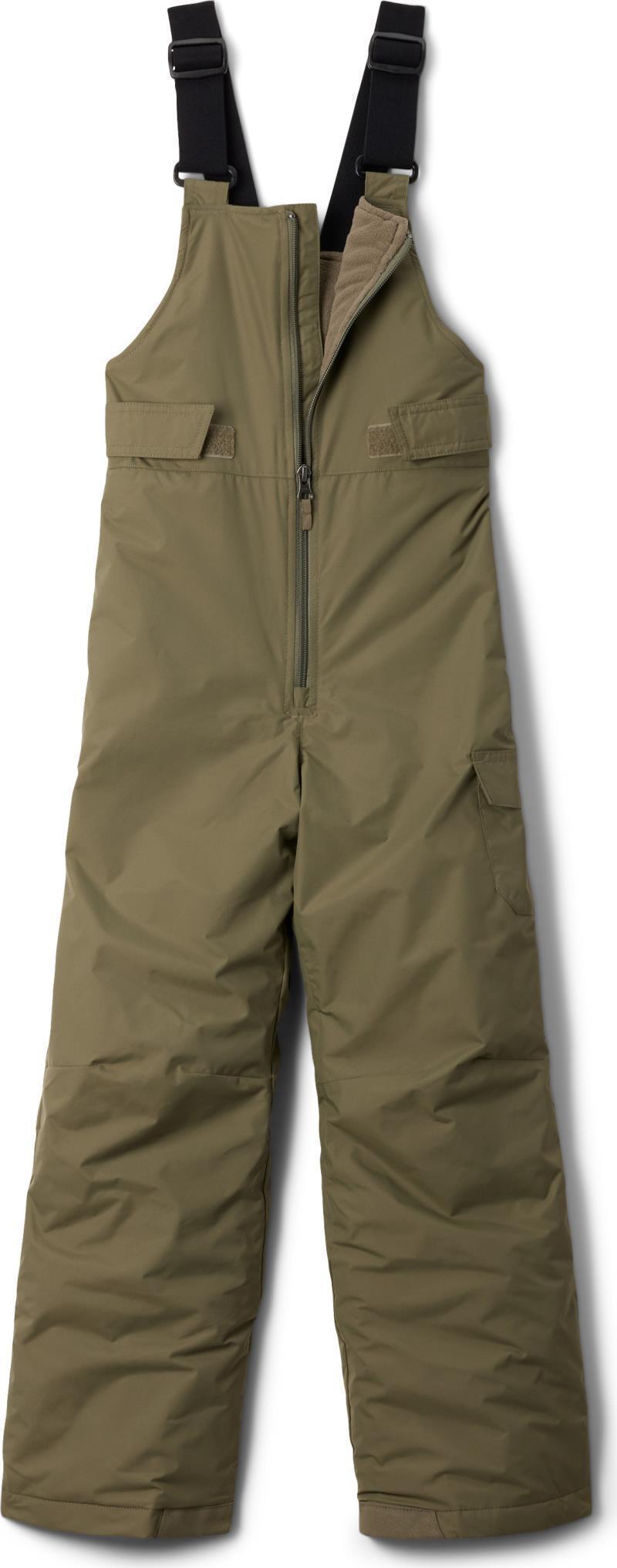 Snowslope III Bibs - Youth - Stone Green 1