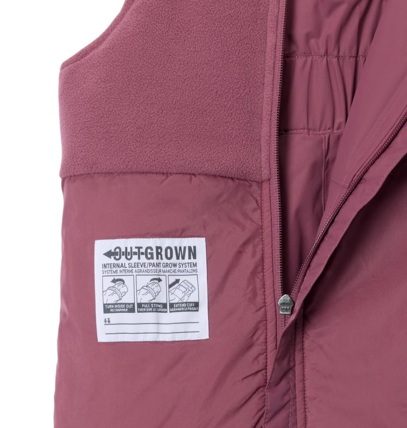 Snowslope III Bibs - Youth - antique mauve 1