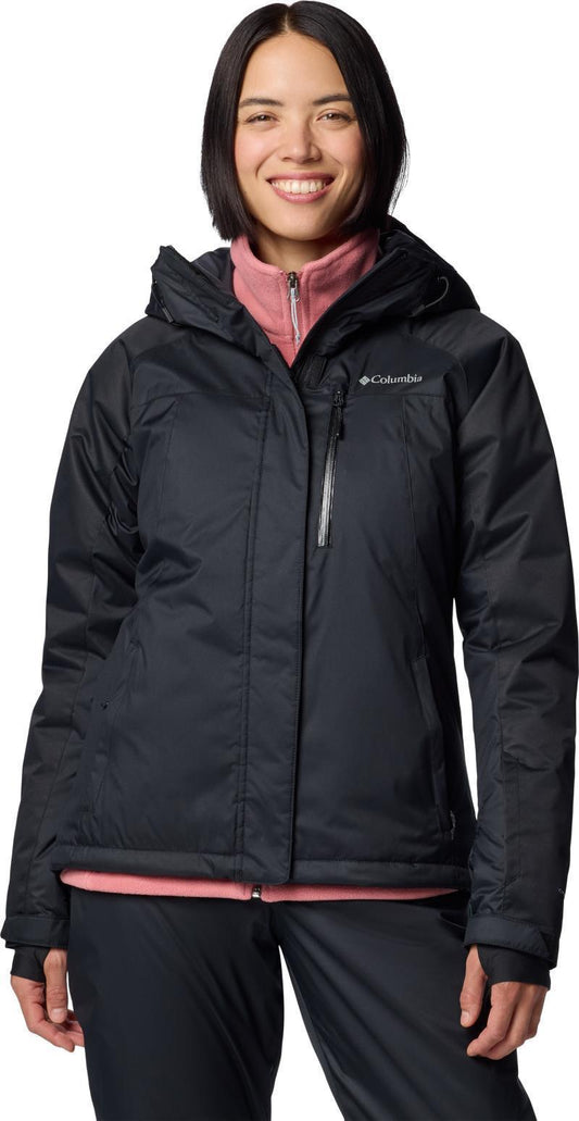 Snowy Summit Insulated Jacket - Womens - Black / Black Dobby 1