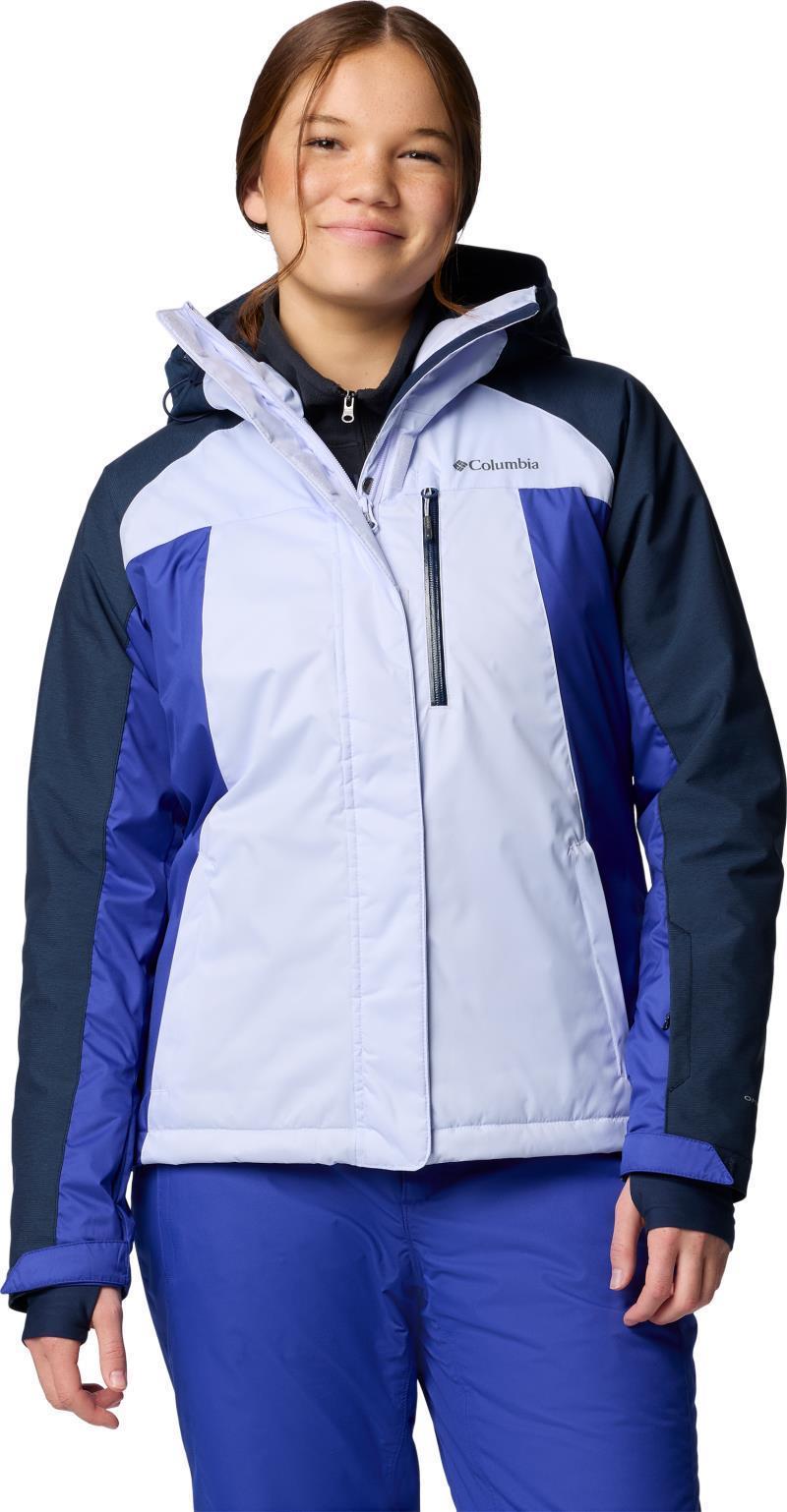 Snowy Summit Insulated Jacket - Womens - Snowdrift / Clematis Blue / Collegiate Navy CDye 1