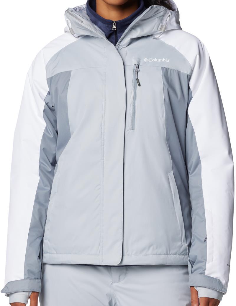 Snowy Summit Insulated Jacket - Womens - cirrus grey / tradewinds grey / white dobby 1