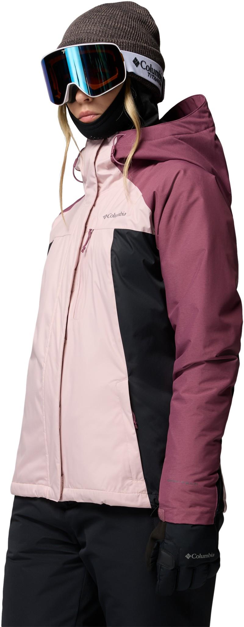 Snowy Summit Insulated Jacket - Womens - mineral pink / black / antique mauve x dye 1