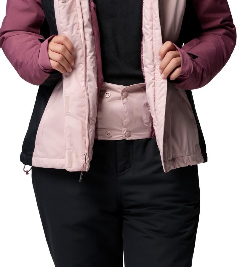 Snowy Summit Insulated Jacket - Womens - mineral pink / black / antique mauve x dye 1