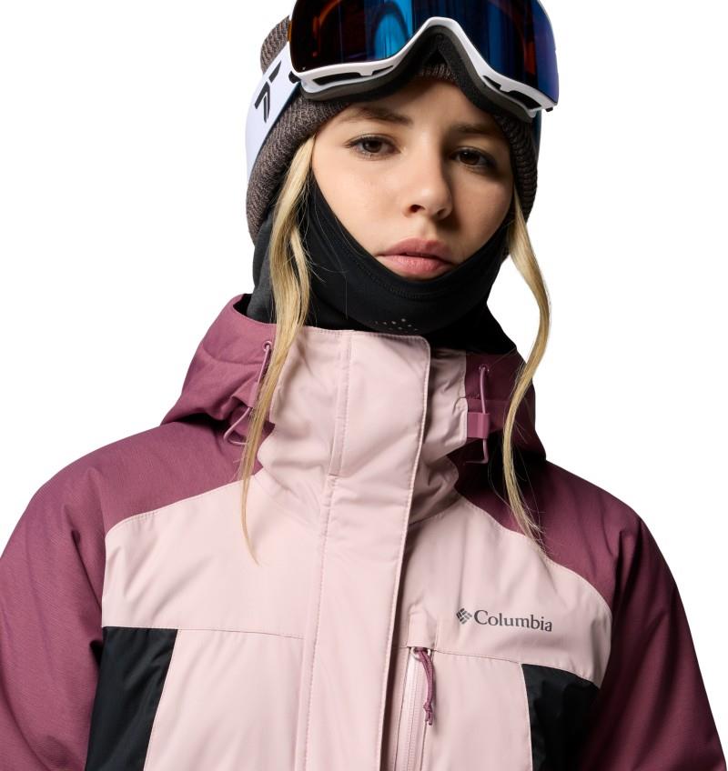 Snowy Summit Insulated Jacket - Womens - mineral pink / black / antique mauve x dye 1