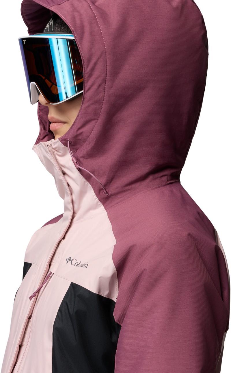 Snowy Summit Insulated Jacket - Womens - mineral pink / black / antique mauve x dye 1