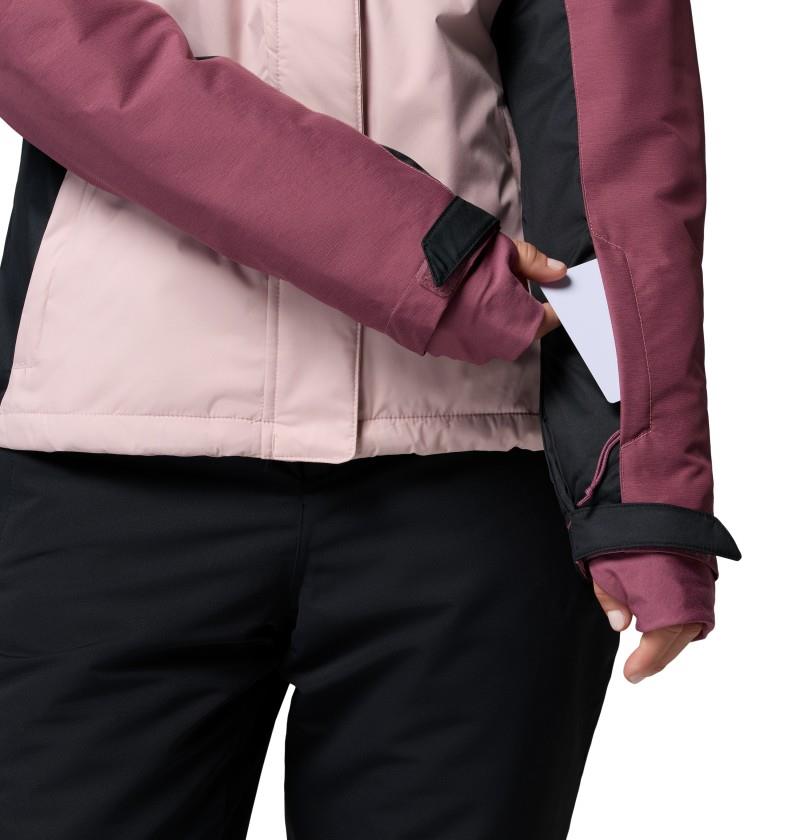 Snowy Summit Insulated Jacket - Womens - mineral pink / black / antique mauve x dye 1