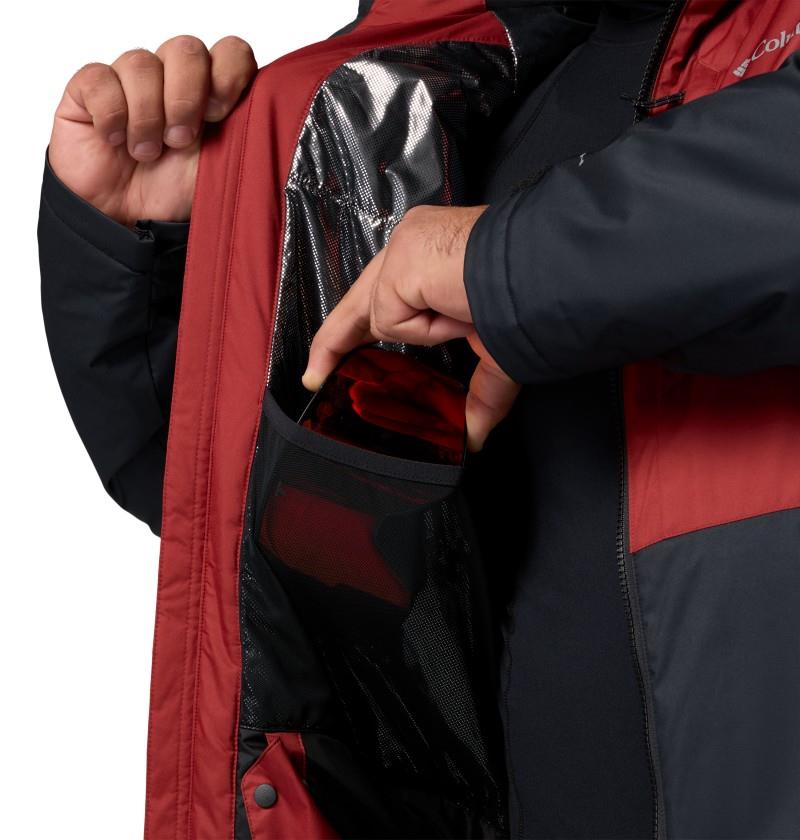 Snowy Summit Jacket, Extended - Mens - red oxide / black 1