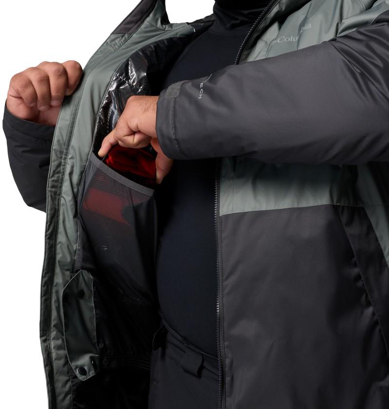 Snowy Summit Jacket, Extended - Mens - sedona sage / shark 1
