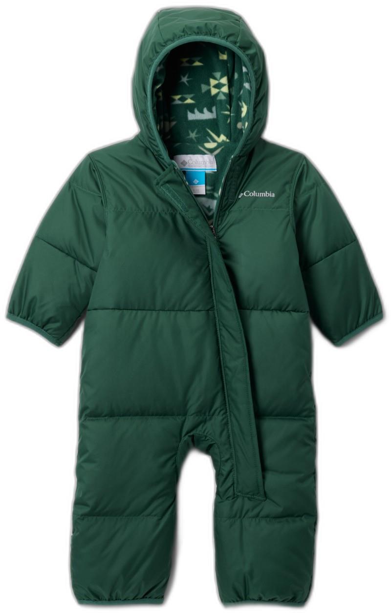 Snuggly Bunny II Bunting - Infant - rain forest / rain forest peaked 1