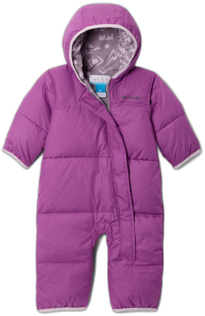 Snuggly Bunny II Bunting - Infant - razzle / shale purple peaked tonal 1