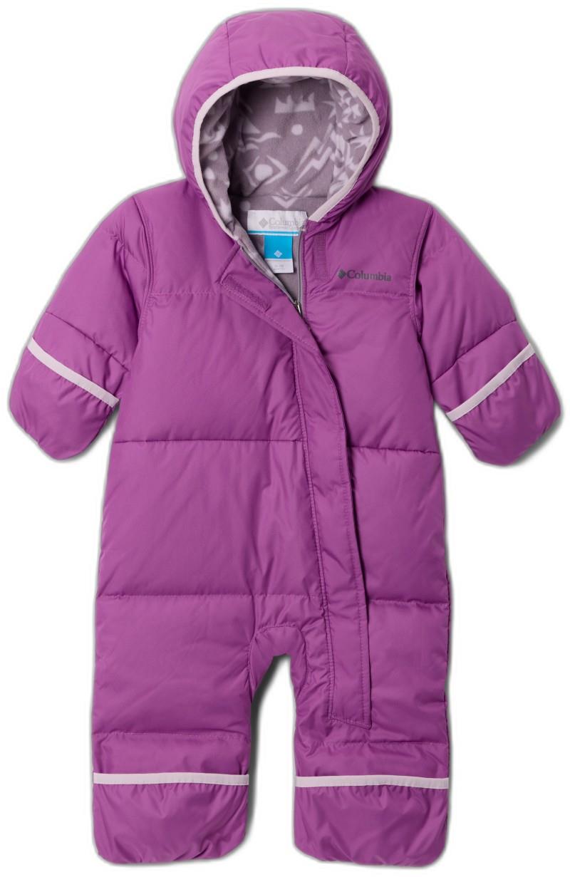 Snuggly Bunny II Bunting - Infant - razzle / shale purple peaked tonal 1
