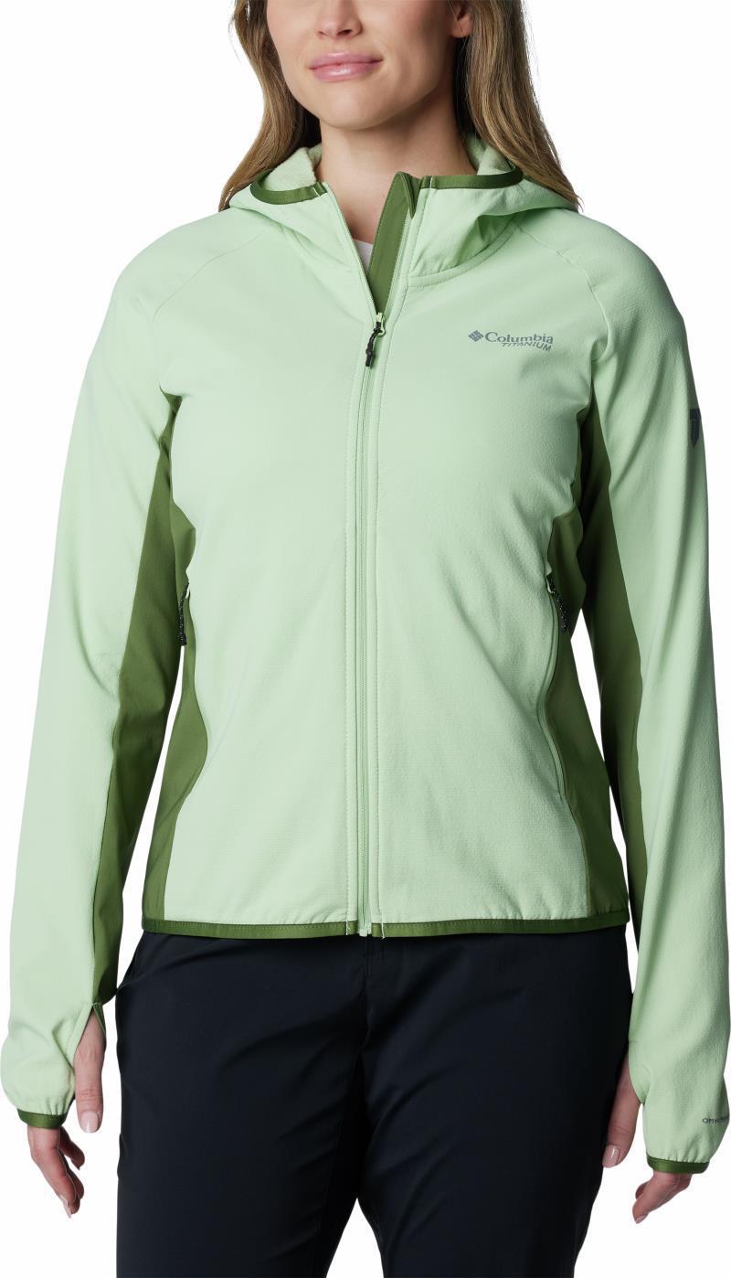 Spectre Ridge Full-Zip Hooded Tech Flee - Womens - Sage Leaf 1