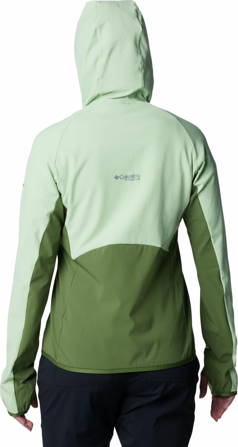 Spectre Ridge Full-Zip Hooded Tech Flee - Womens - Sage Leaf 2