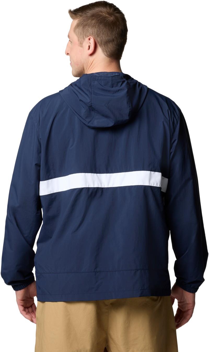 Spire Valley Hooded Windbreaker, Extended - Mens - collegiate navy / white 1