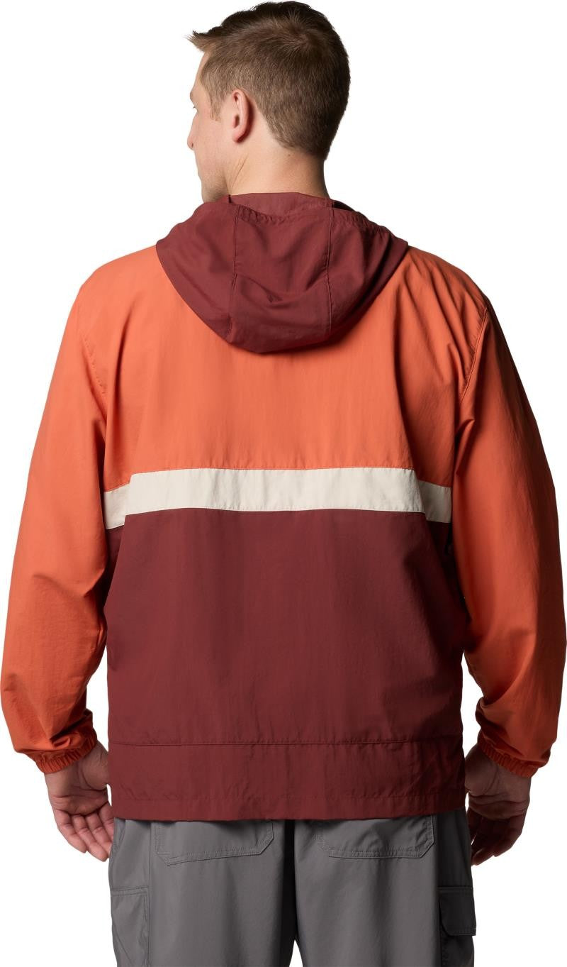 Spire Valley Hooded Windbreaker, Extended - Mens - tuscan / spice / dark stone 1