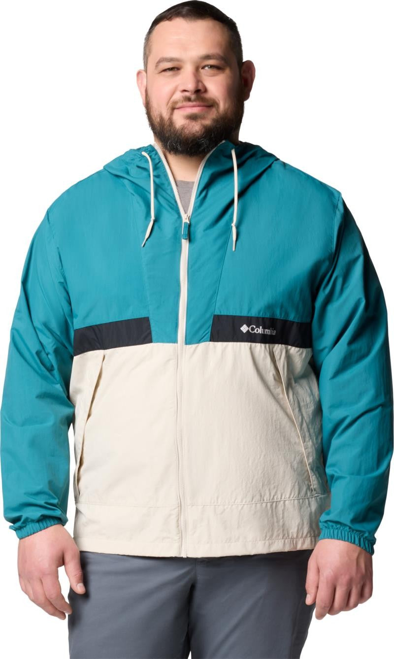 Spire Valley Hooded Windbreaker, Tall - Mens - river blue / dark stone / black 1