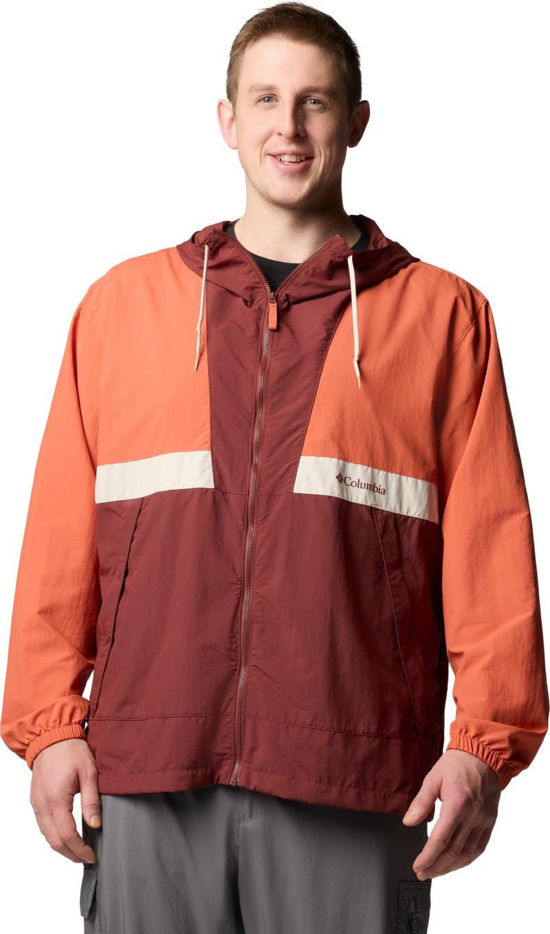 Spire Valley Hooded Windbreaker, Tall - Mens - tuscan / spice / dark stone 1