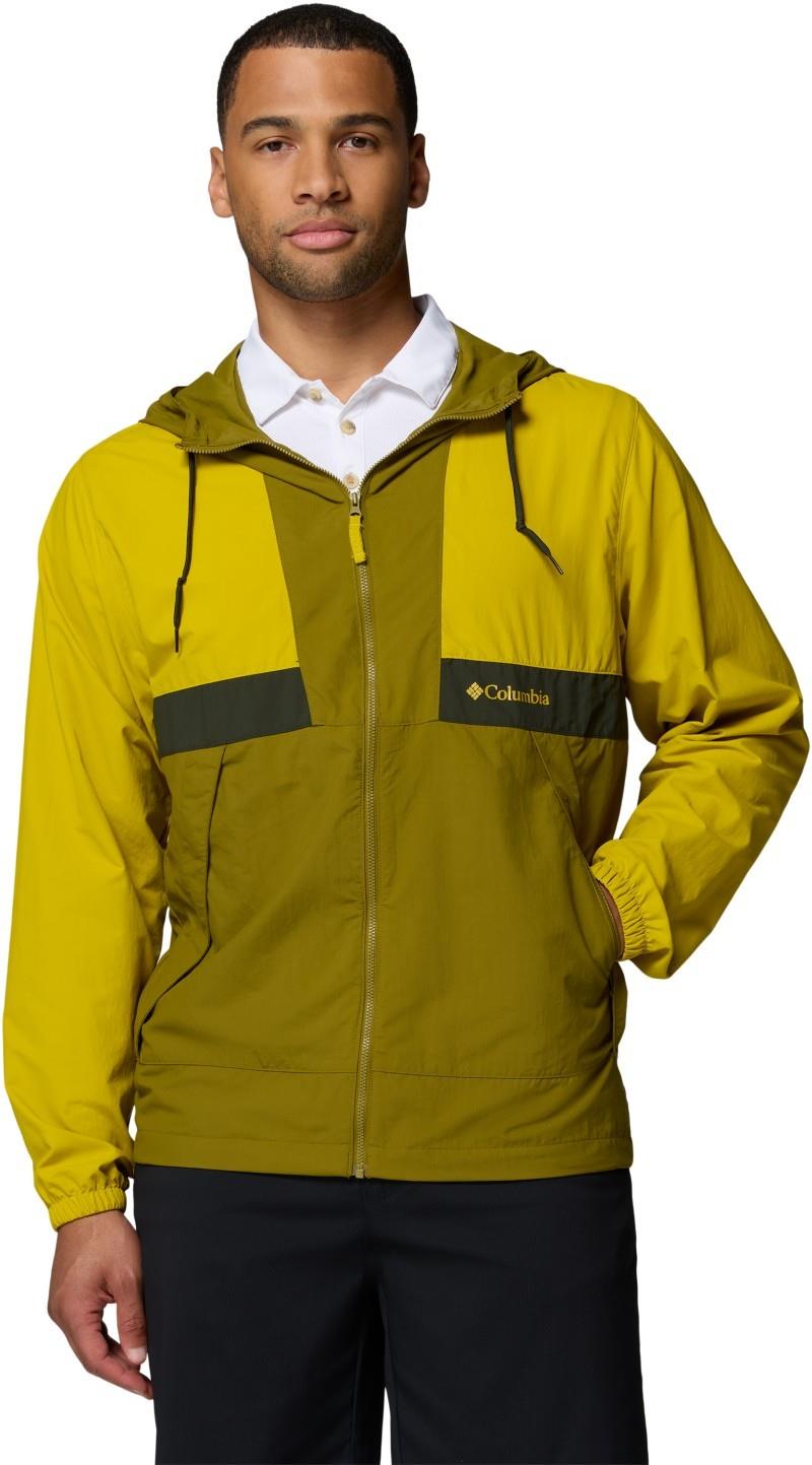 Spire Valley Hooded Windbreaker - Mens - antique moss / mossy green / greenscape 1