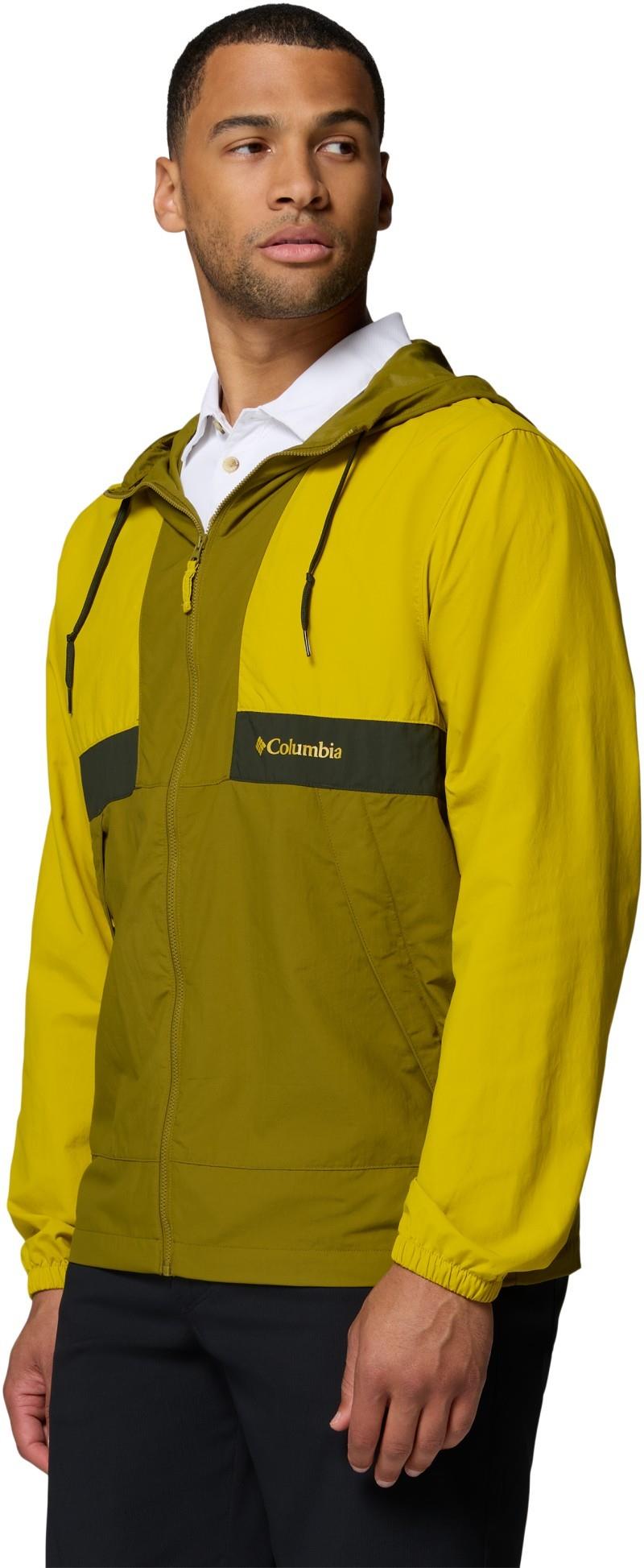 Spire Valley Hooded Windbreaker - Mens - antique moss / mossy green / greenscape 1