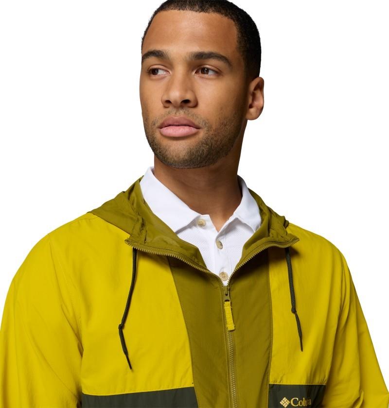 Spire Valley Hooded Windbreaker - Mens - antique moss / mossy green / greenscape 1