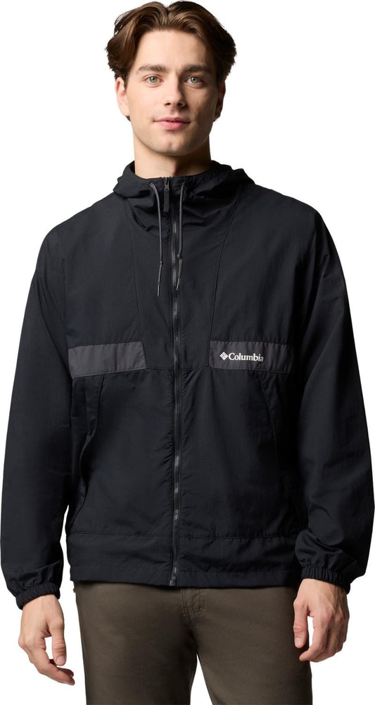 Spire Valley Hooded Windbreaker - Mens - black / shark 1
