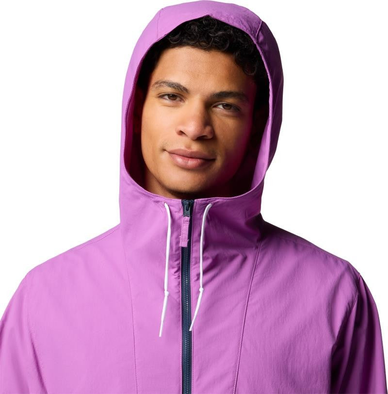 Spire Valley Hooded Windbreaker - Mens - razzle / collegiate navy / white 1