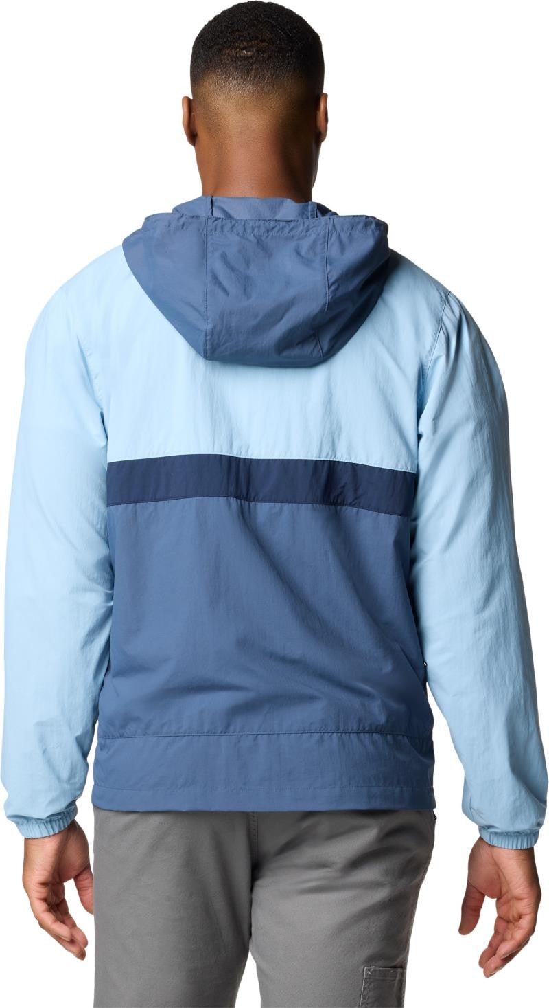 Spire Valley Hooded Windbreaker - Mens - ripple blue / dark mountain / collegiate navy 1