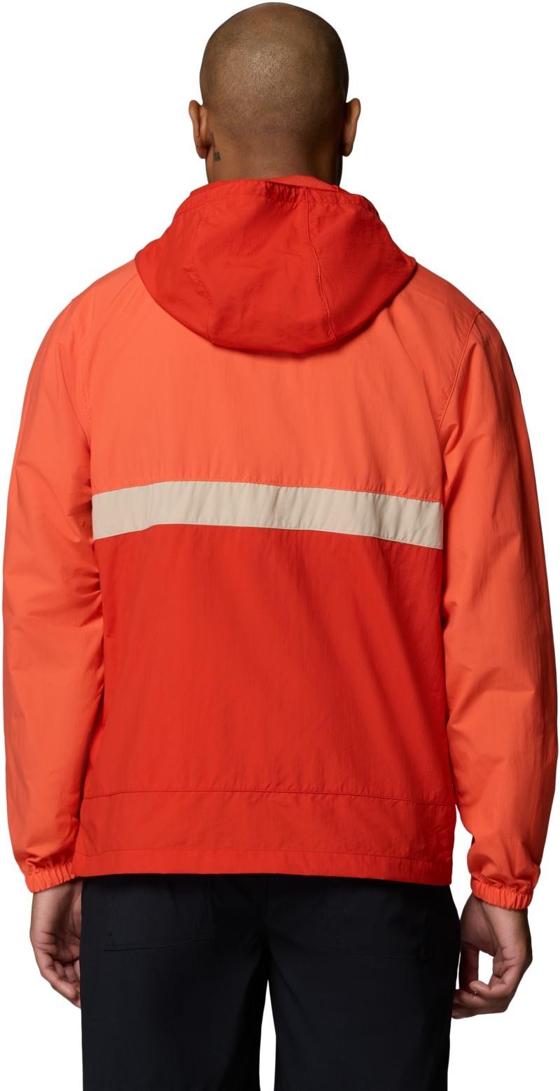 Spire Valley Hooded Windbreaker - Mens - zing / super sonic / ancient fossil 1