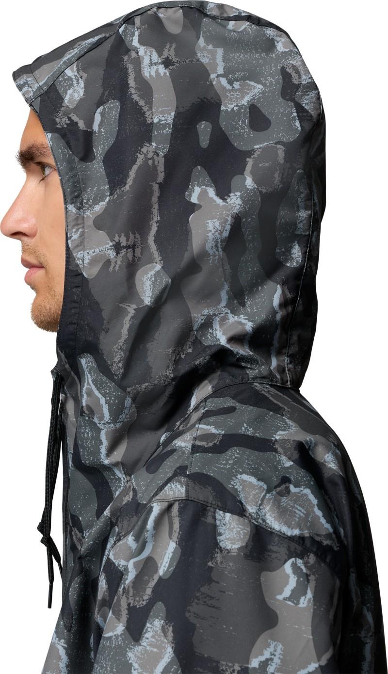 Spire Valley Novelty Windbreaker - Mens - black treebark / black 1