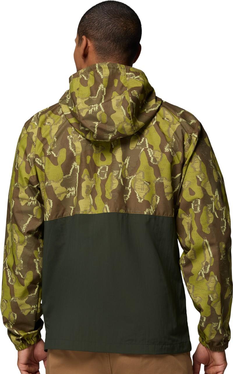 Spire Valley Novelty Windbreaker - Mens - mossy green treebark / greenscape 1