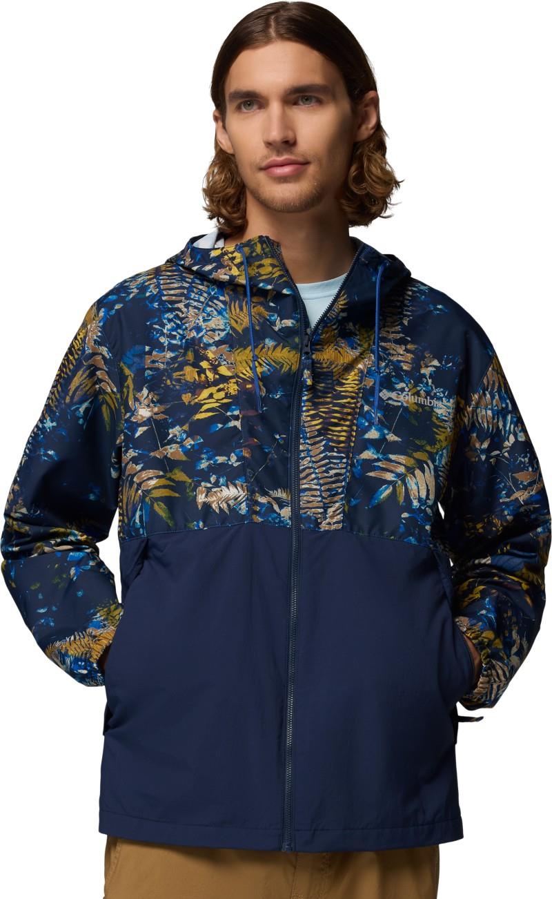Spire Valley Novelty Windbreaker - Mens - mountain blue geofern / collegiate navy 1
