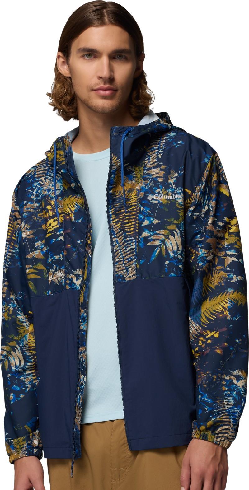Spire Valley Novelty Windbreaker - Mens - mountain blue geofern / collegiate navy 1