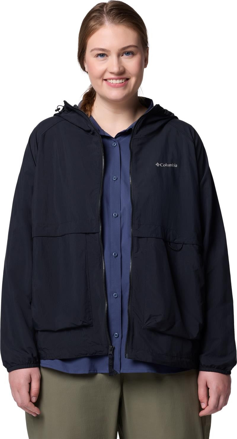 Spire Valley Windbreaker, Extended - Womens - black 1