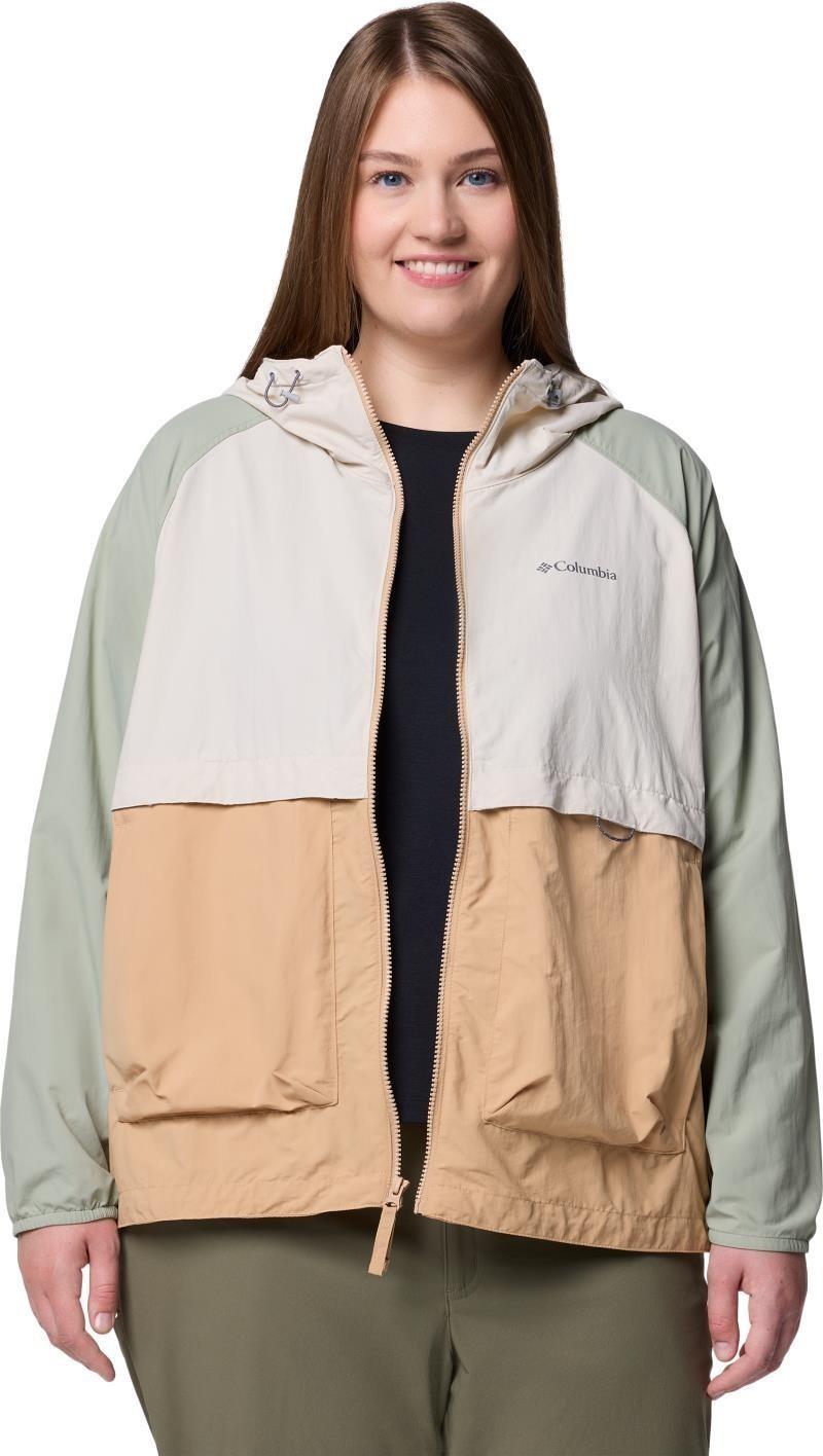 Spire Valley Windbreaker, Extended - Womens - canoe / dark stone / safari 1