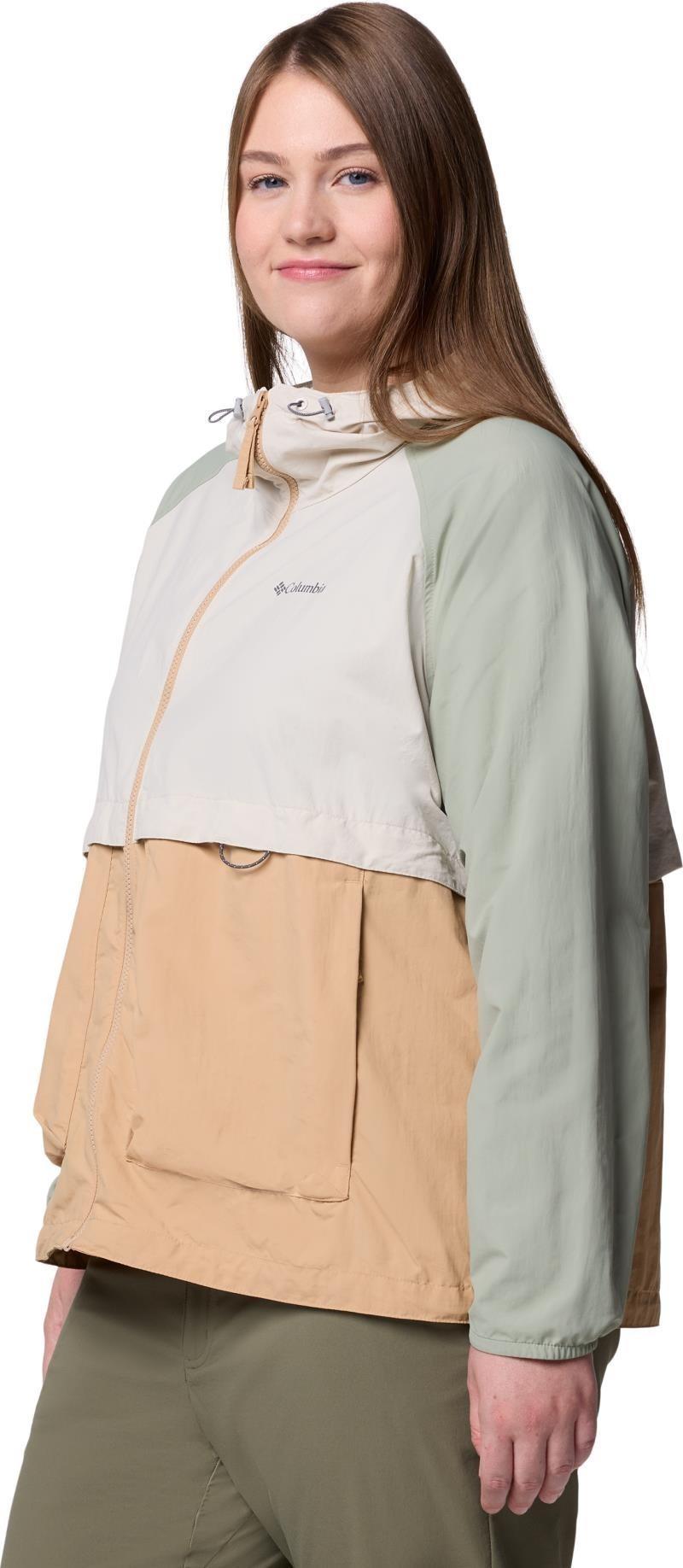 Spire Valley Windbreaker, Extended - Womens - canoe / dark stone / safari 1