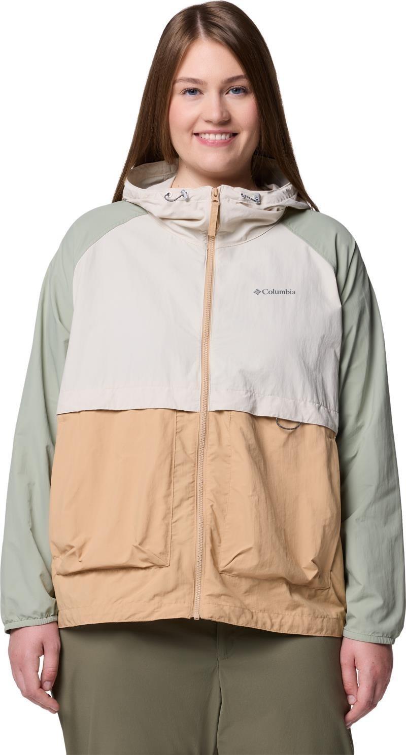 Spire Valley Windbreaker, Extended - Womens - canoe / dark stone / safari 1