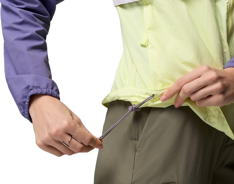 Spire Valley Windbreaker - Womens - citron haze / lavender pearl / stormwatch 1